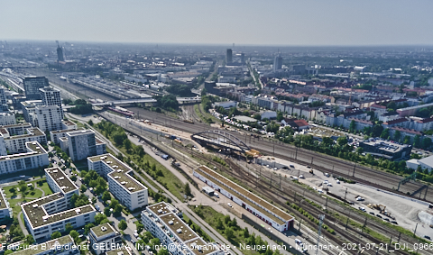 21.07.2021- Hirschgarten Stammstrecke 2 - die Brückenverschiebung