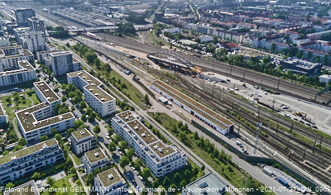 21.07.2021- Hirschgarten Stammstrecke 2 - die Brückenverschiebung