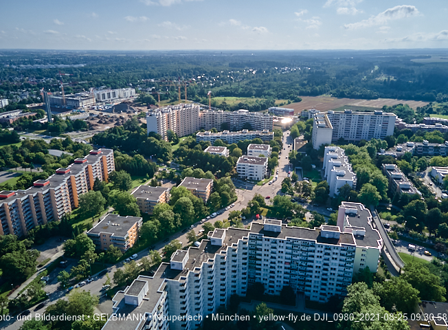 25.08.2021 - Baustelle Annette-Kolb-Anger und Kafkastraße mit Umgebung