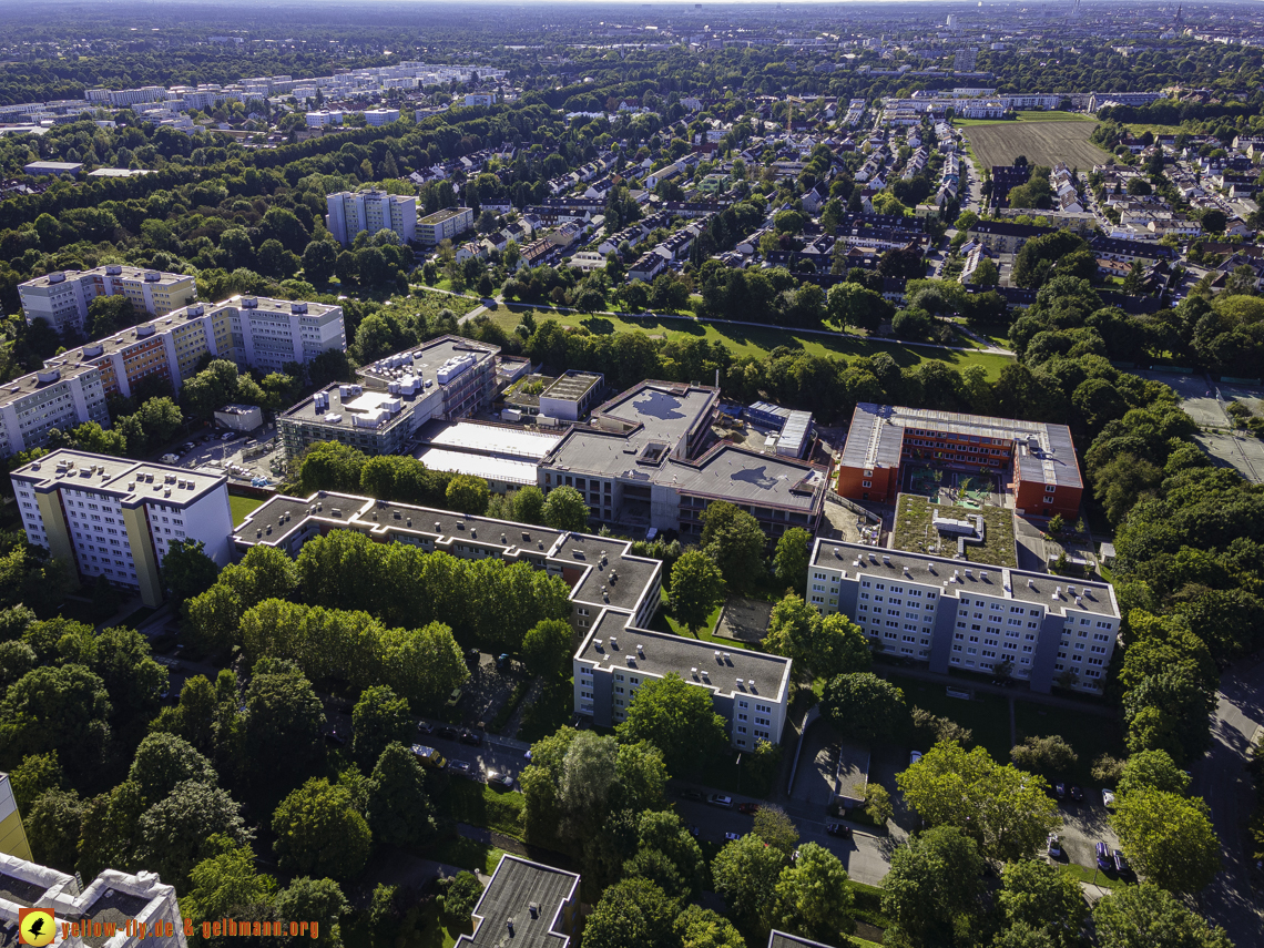 23.09.2021 - Baustelle Schule am Strehleranger in Neuperlach
