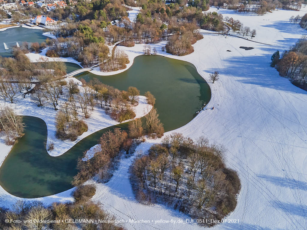 07.12.2021 -Der Ostparksee im Dezember 2021 in Neuperlach