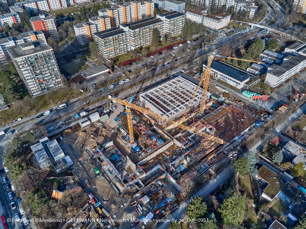 09.02.2022 - Baustelle Grundschule am Karl-Marx-Ring in Neuperlach