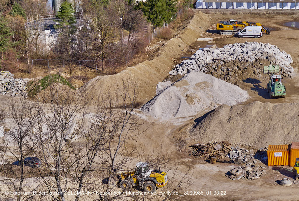 02.03.2022 - Neue Baugruben auf dem Piederstorfer Gelände