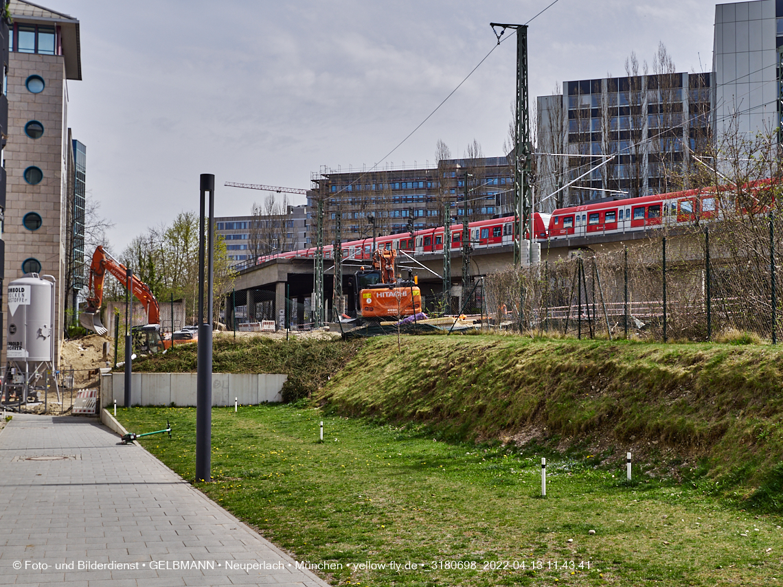 13.04.2022 - Neubau der Eisenbahnbrücke in der Balanstraße
