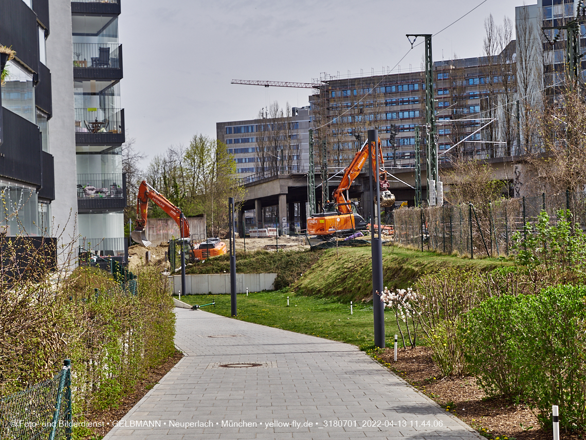 13.04.2022 - Neubau der Eisenbahnbrücke in der Balanstraße
