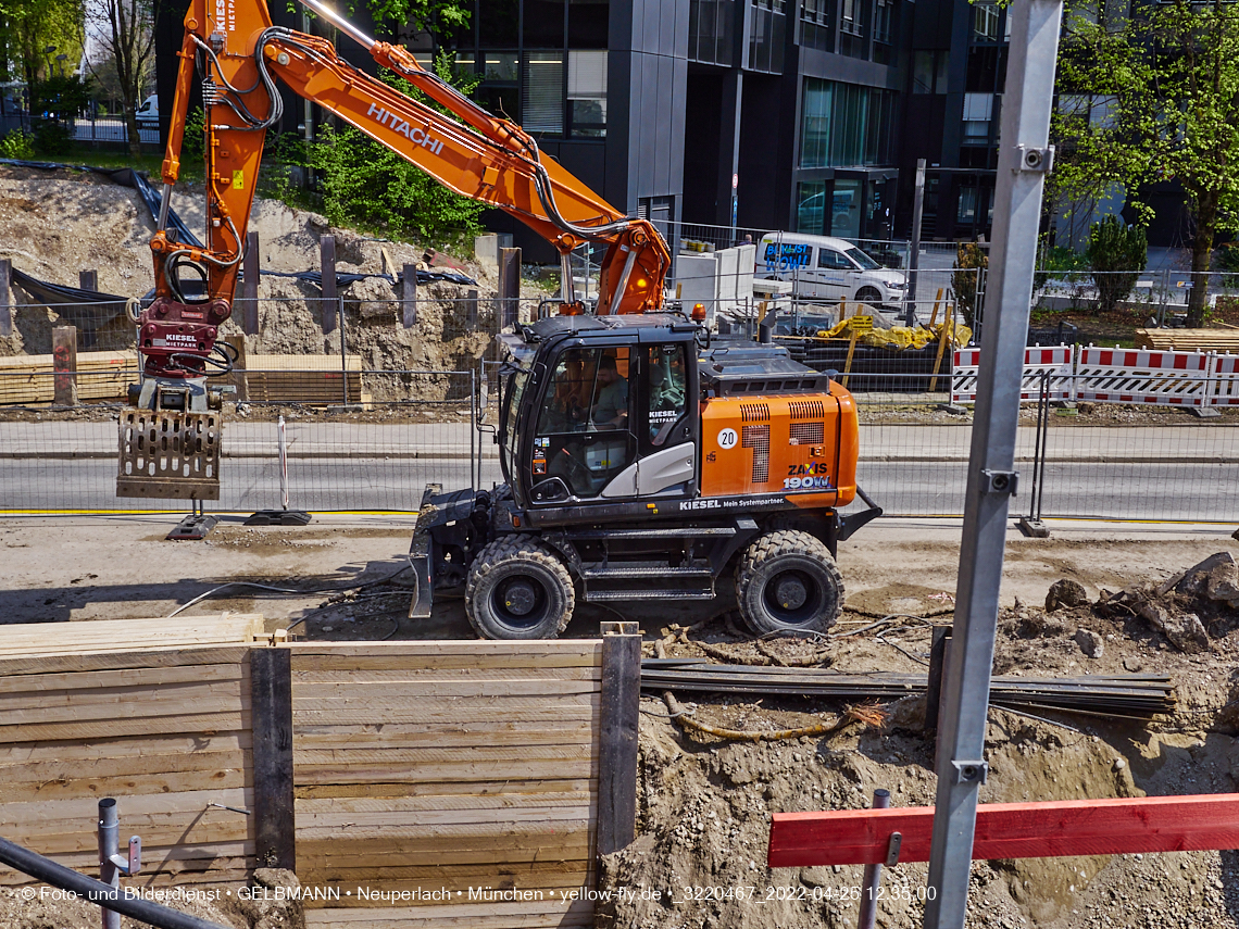 25.04.2022 - Neubau der Eisenbahnbrücke in der Balanstraße