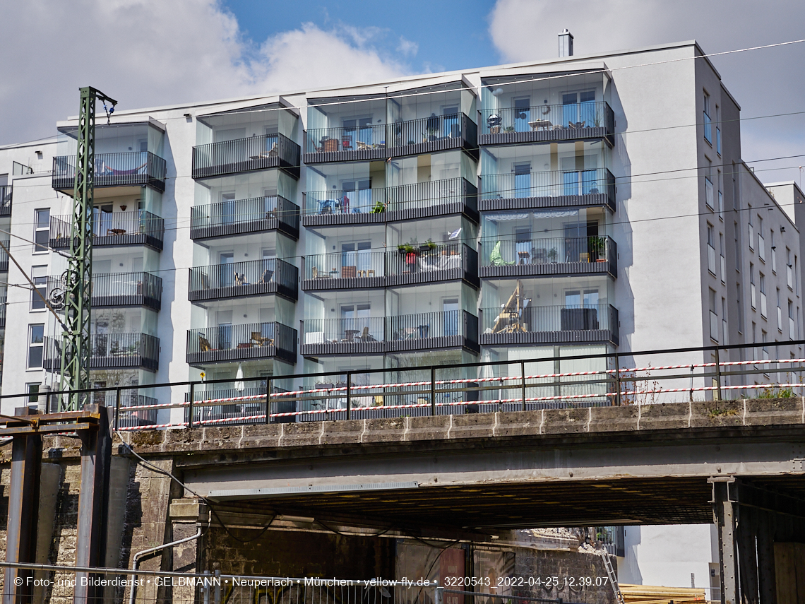 25.04.2022 - Neubau der Eisenbahnbrücke in der Balanstraße