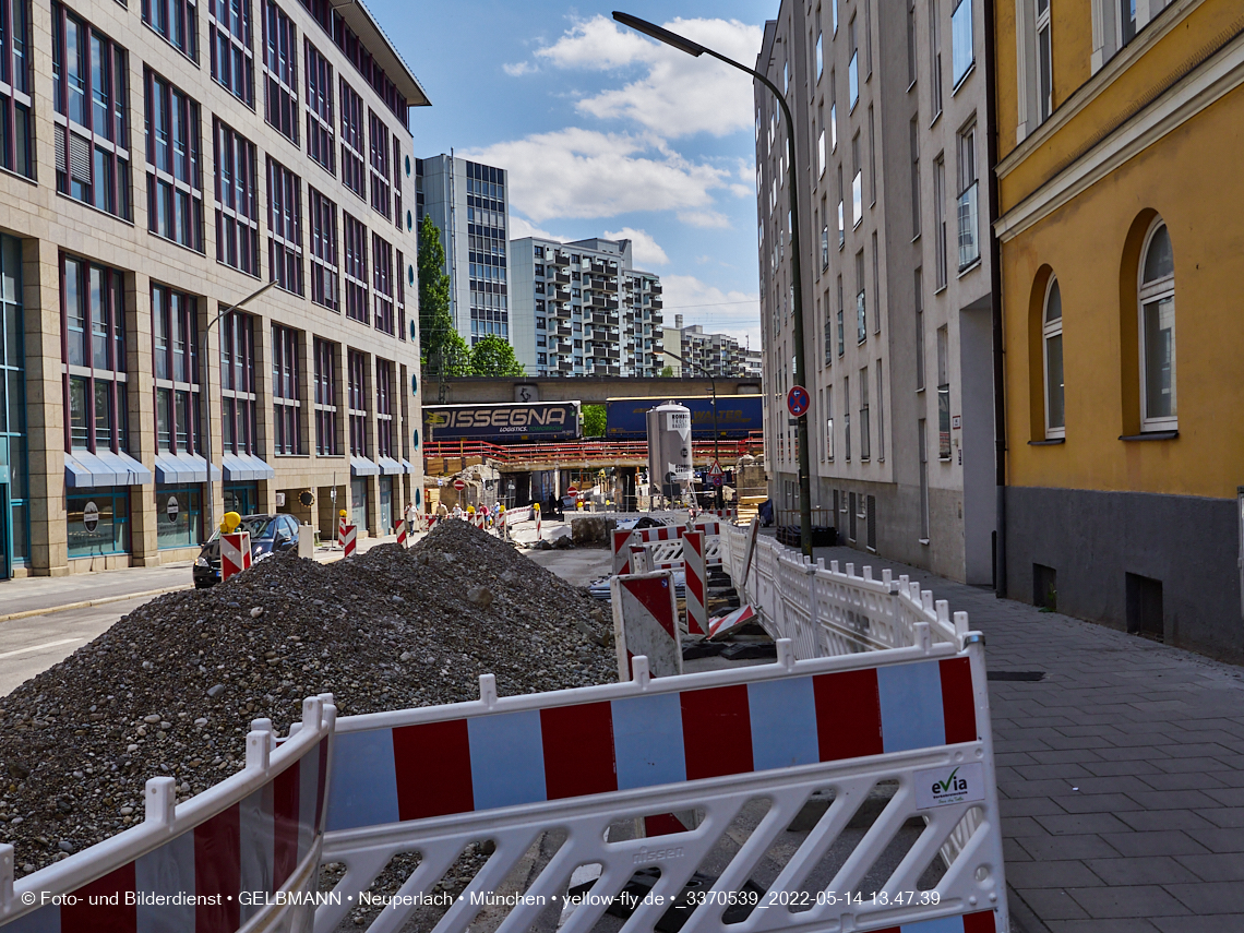 14.05.2022 - Neubau der Eisenbahnbrücke in der Balanstraße