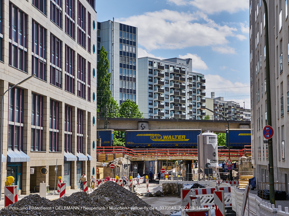 14.05.2022 - Neubau der Eisenbahnbrücke in der Balanstraße