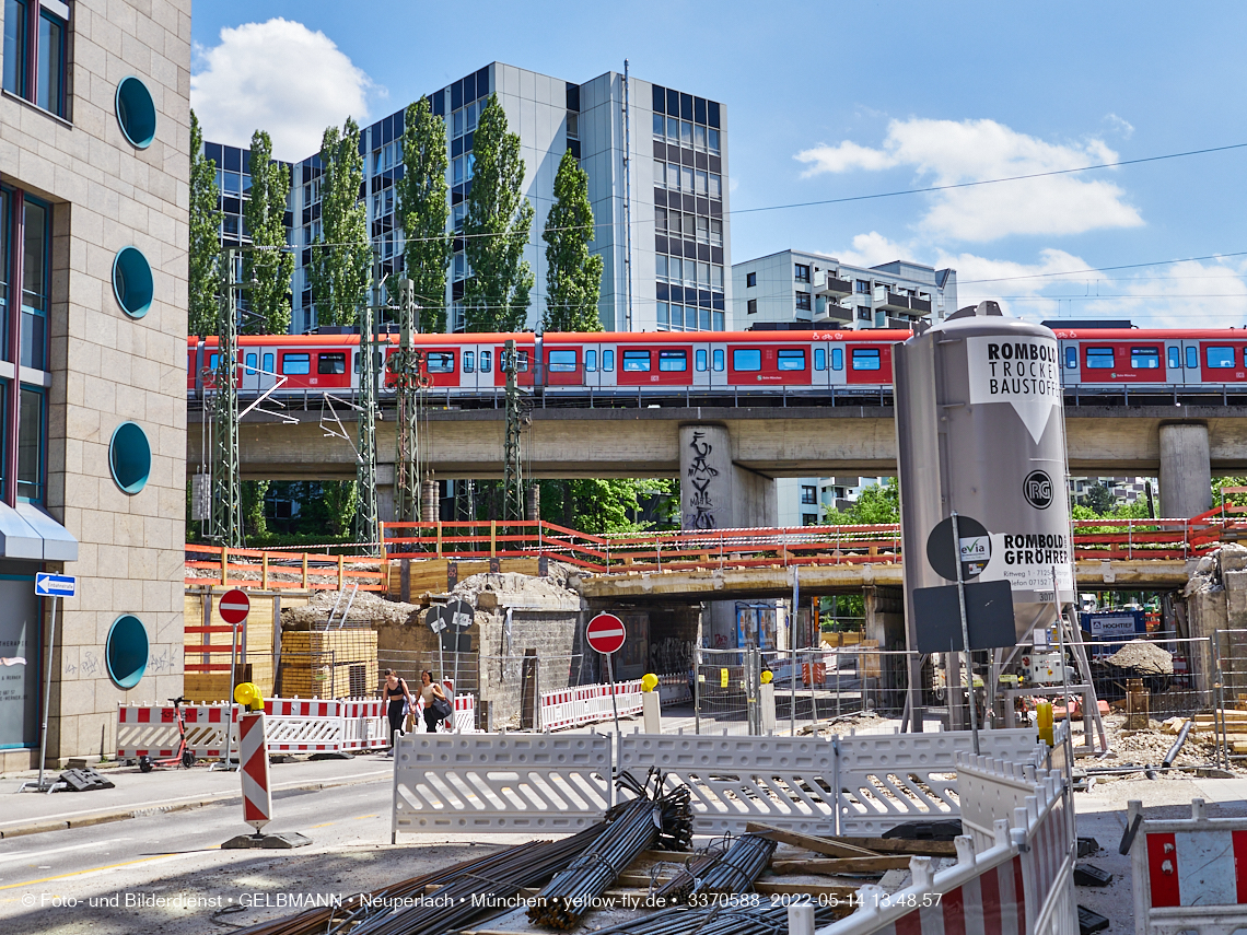14.05.2022 - Neubau der Eisenbahnbrücke in der Balanstraße