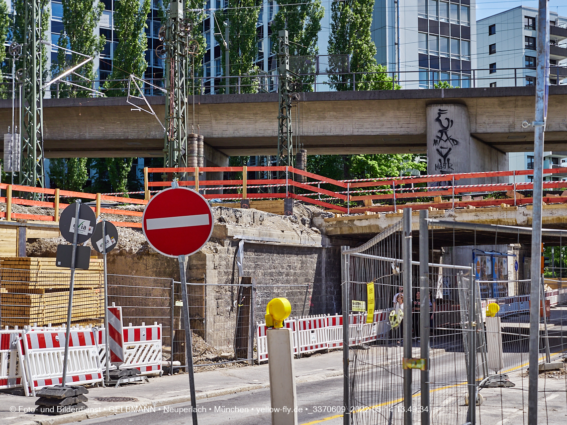 14.05.2022 - Neubau der Eisenbahnbrücke in der Balanstraße