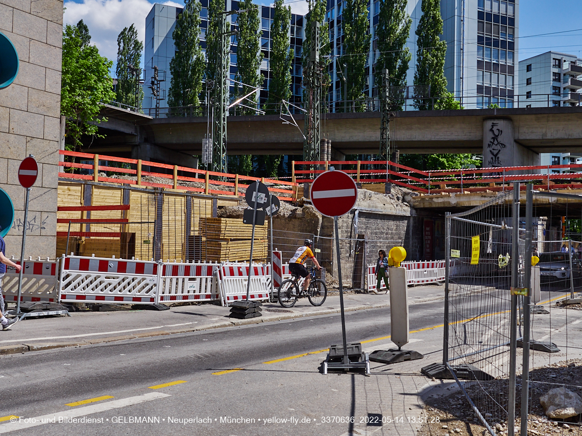 14.05.2022 - Neubau der Eisenbahnbrücke in der Balanstraße