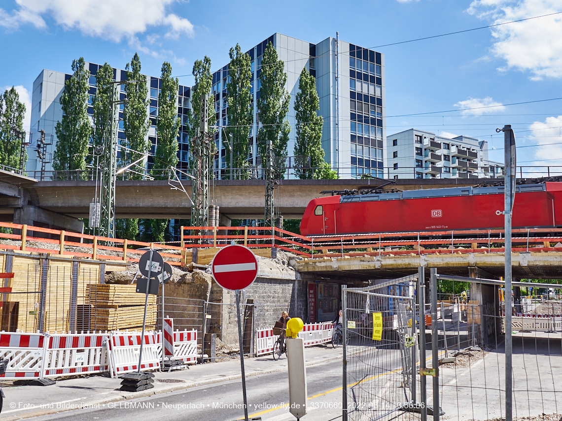 14.05.2022 - Neubau der Eisenbahnbrücke in der Balanstraße
