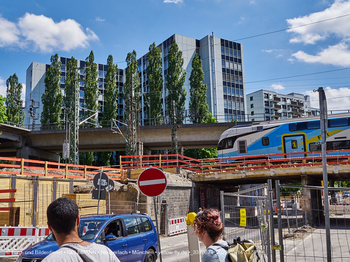 14.05.2022 - Neubau der Eisenbahnbrücke in der Balanstraße