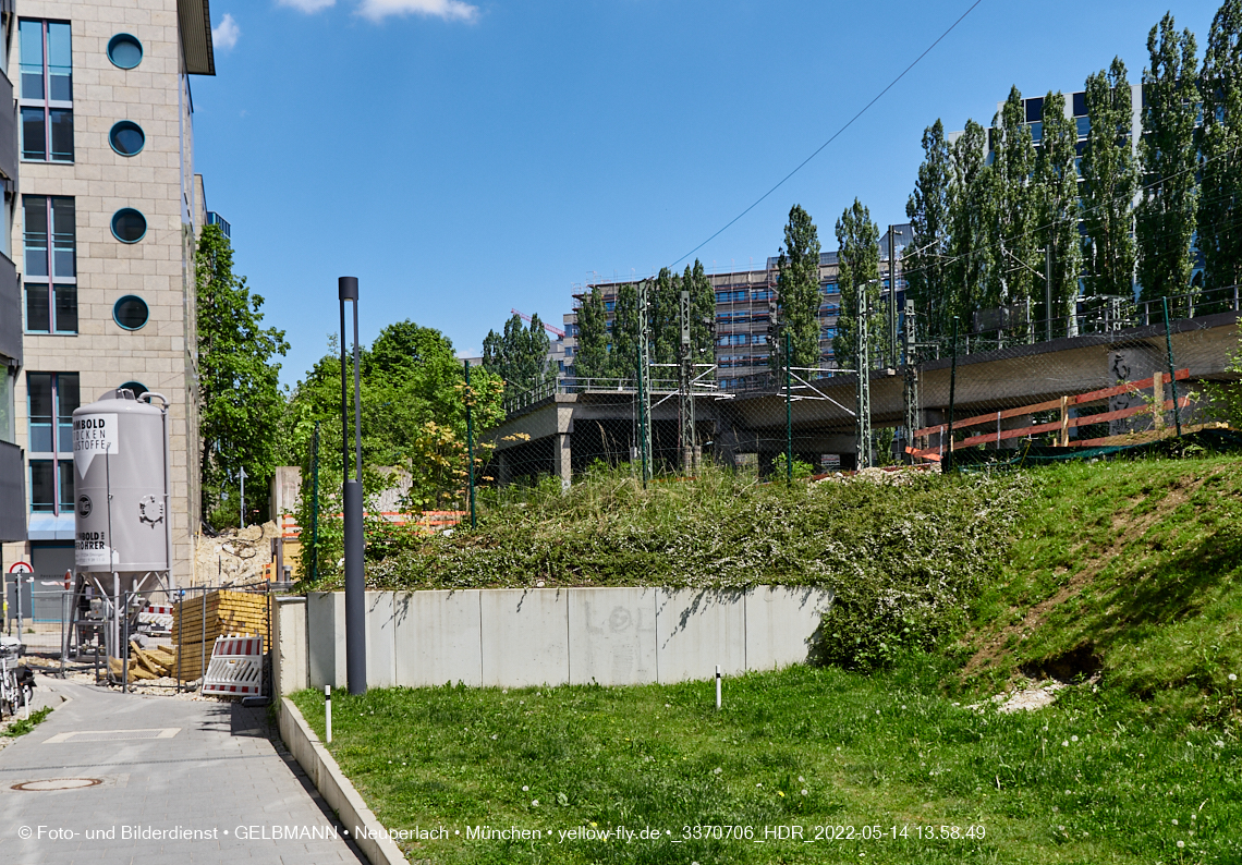 14.05.2022 - Neubau der Eisenbahnbrücke in der Balanstraße