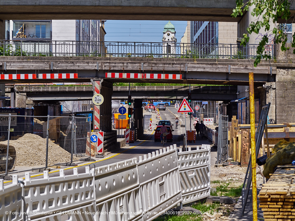 19.05.2022 - Neubau der Eisenbahnbrücke in der Balanstraße
