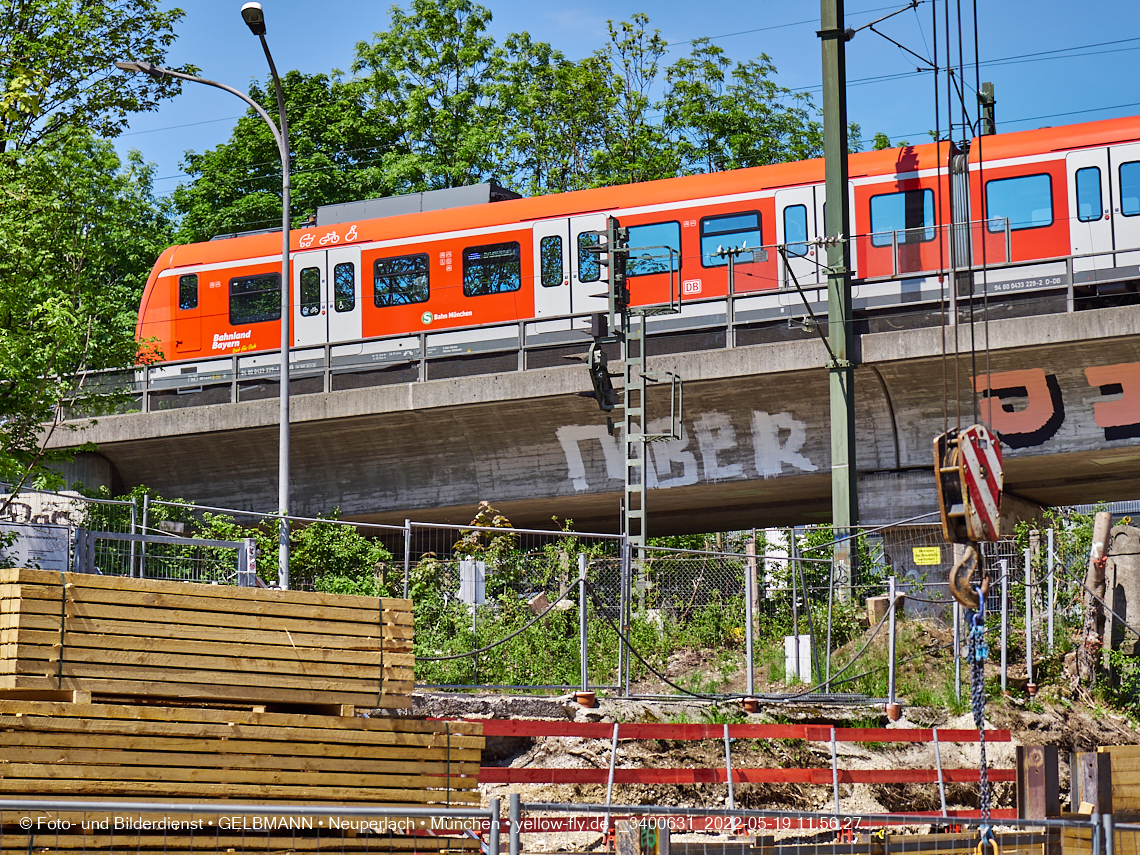19.05.2022 - Neubau der Eisenbahnbrücke in der Balanstraße