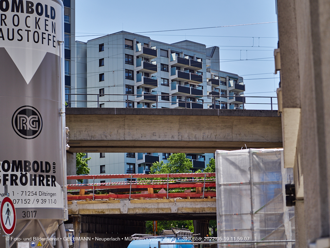 19.05.2022 - Neubau der Eisenbahnbrücke in der Balanstraße