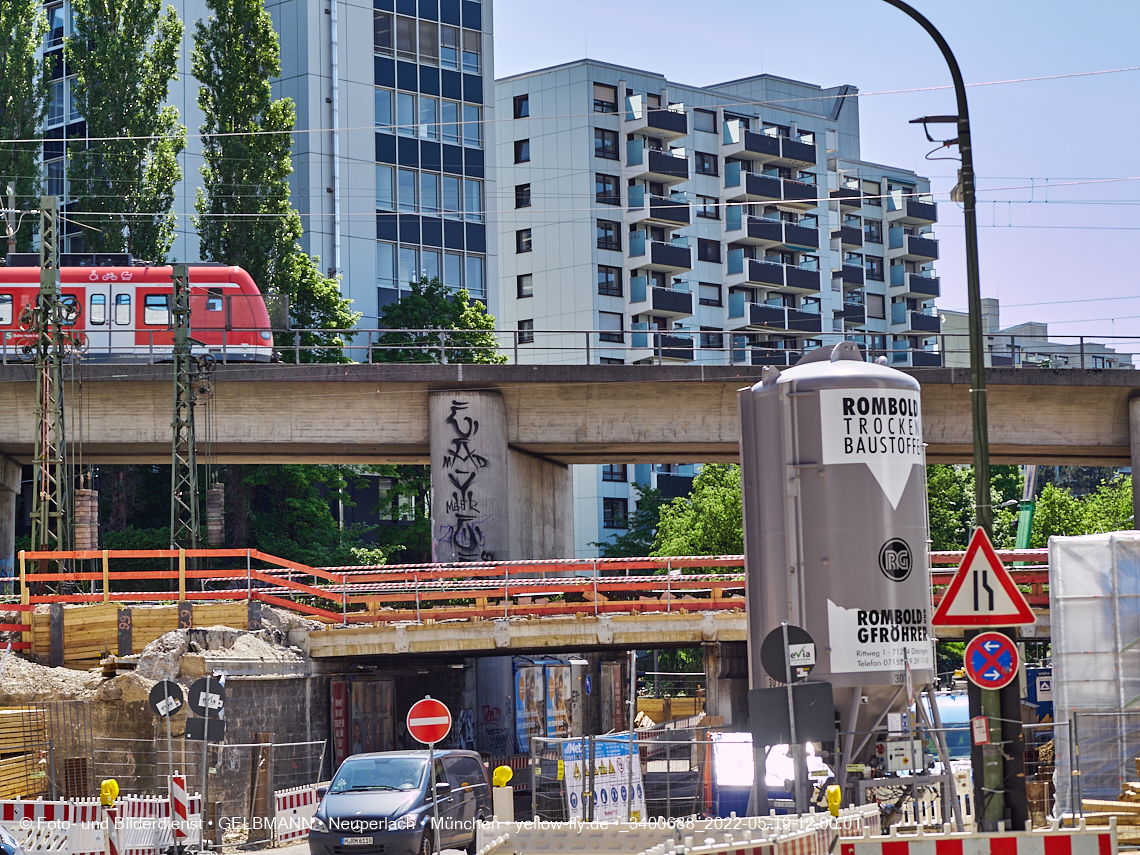 19.05.2022 - Neubau der Eisenbahnbrücke in der Balanstraße