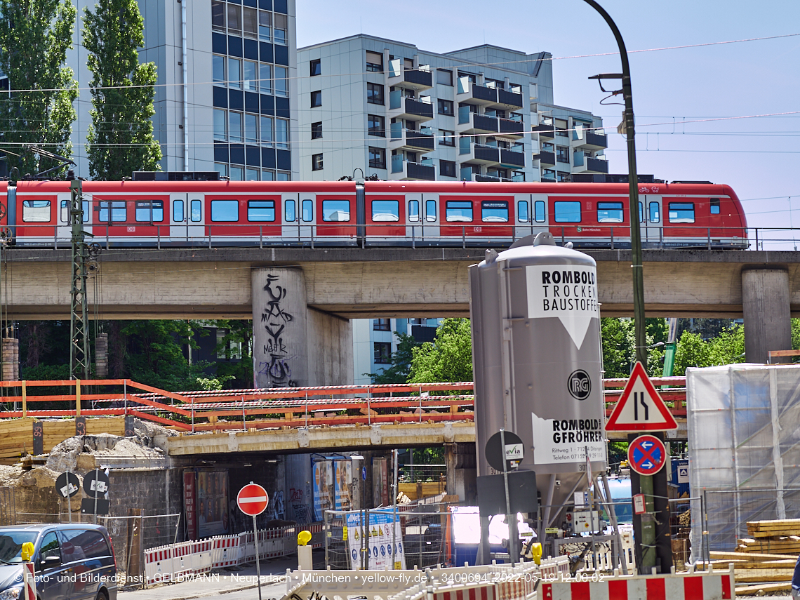 19.05.2022 - Neubau der Eisenbahnbrücke in der Balanstraße