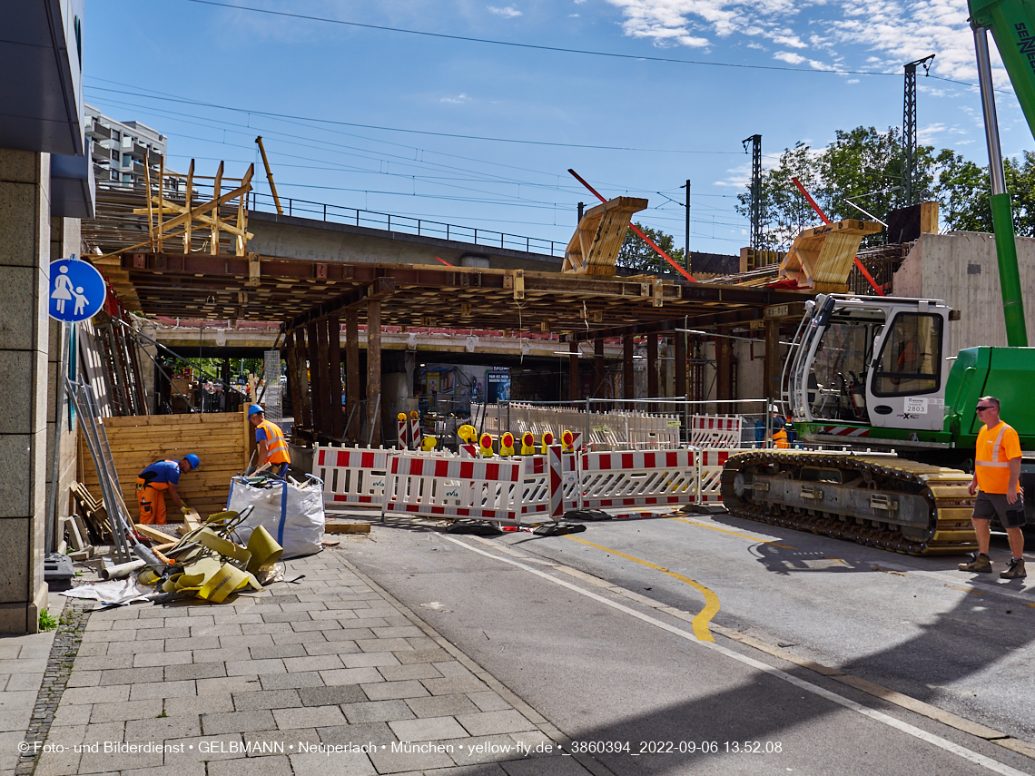 06.09.2022 - Neubau der Eisenbahnbrücke in der Balanstraße