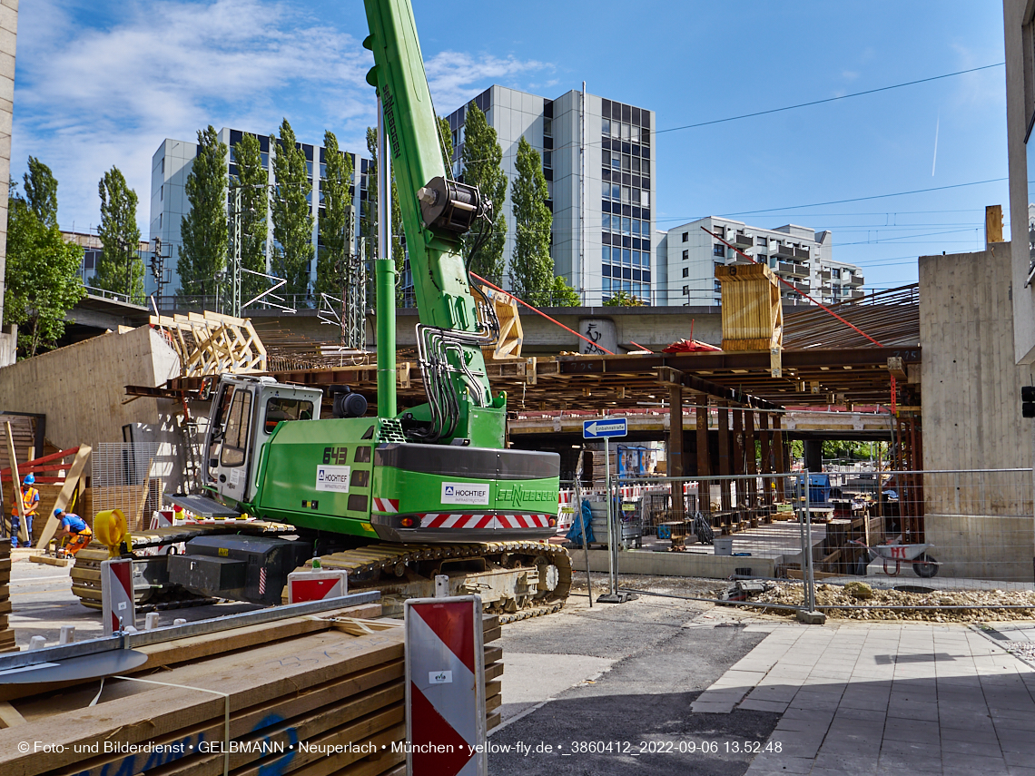 06.09.2022 - Neubau der Eisenbahnbrücke in der Balanstraße