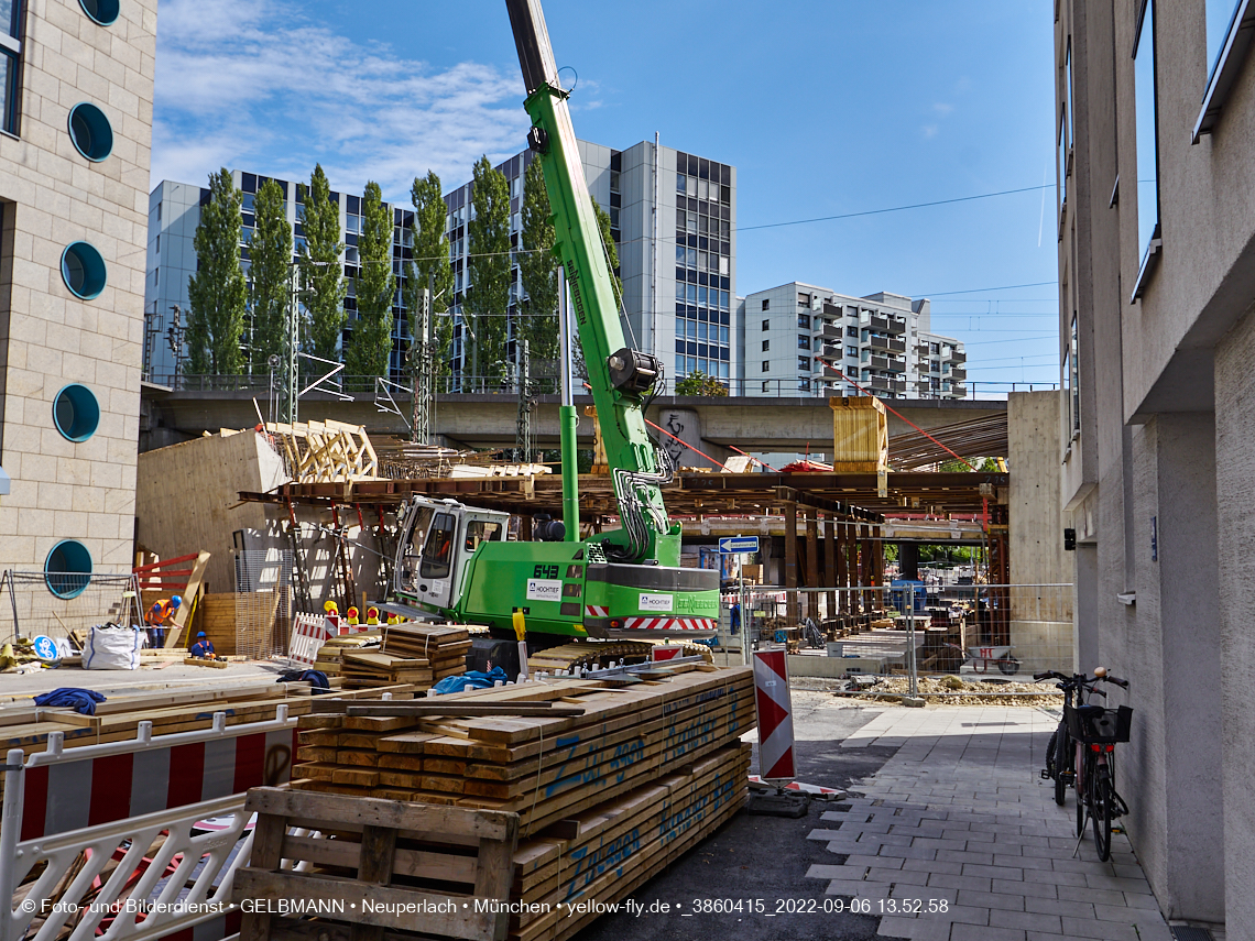 06.09.2022 - Neubau der Eisenbahnbrücke in der Balanstraße