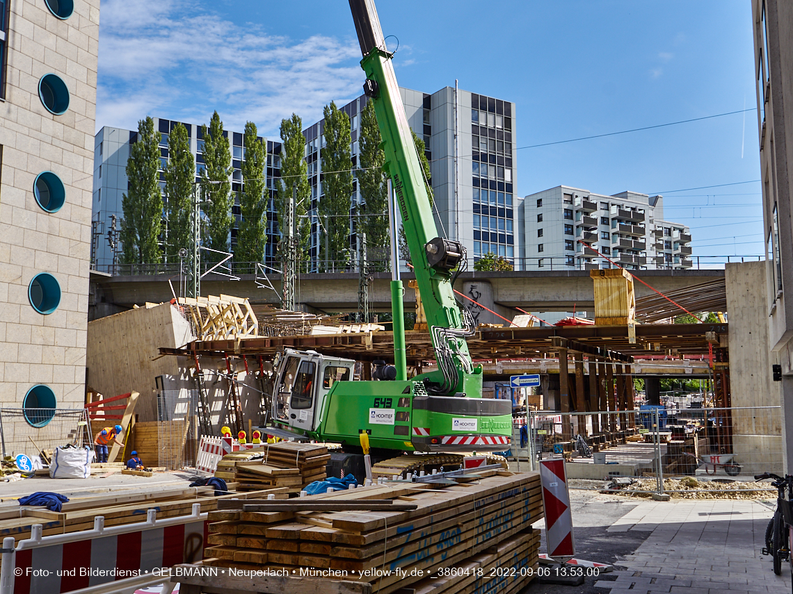 06.09.2022 - Neubau der Eisenbahnbrücke in der Balanstraße