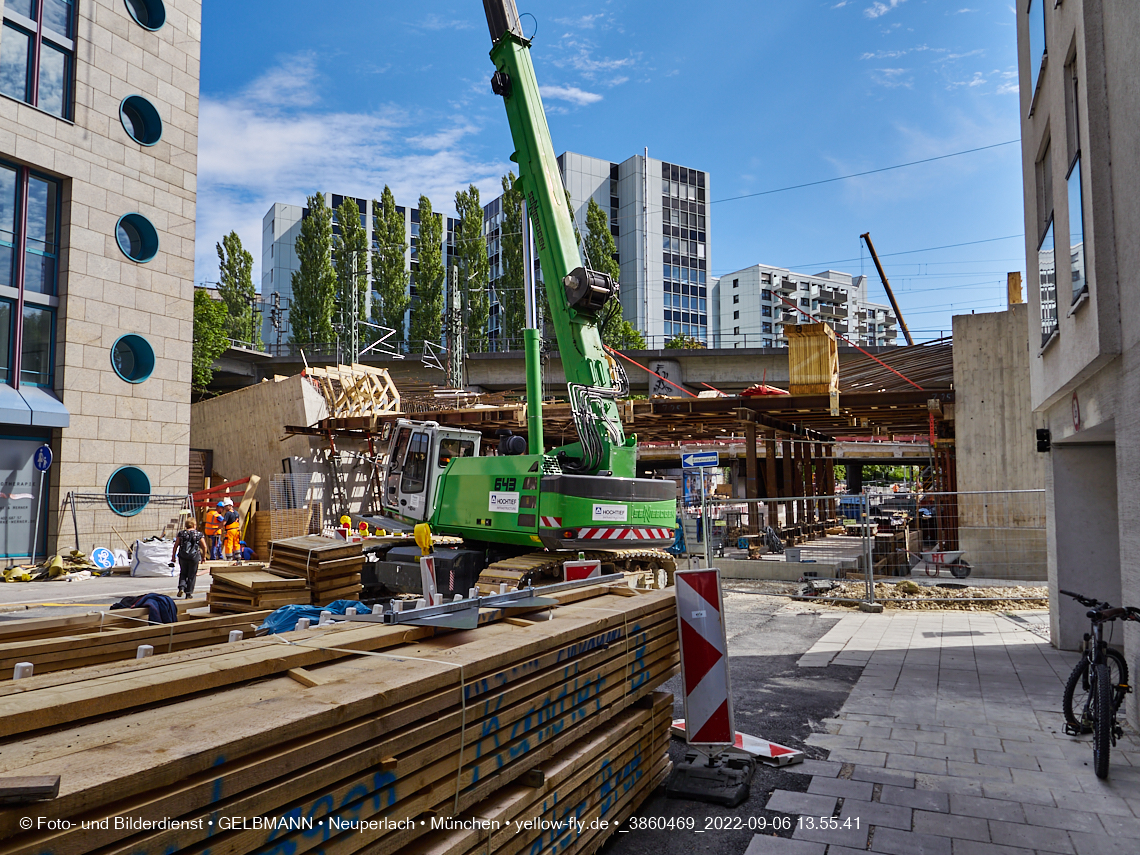 06.09.2022 - Neubau der Eisenbahnbrücke in der Balanstraße