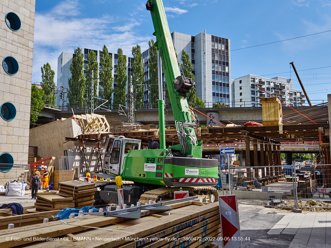 06.09.2022 - Neubau der Eisenbahnbrücke in der Balanstraße