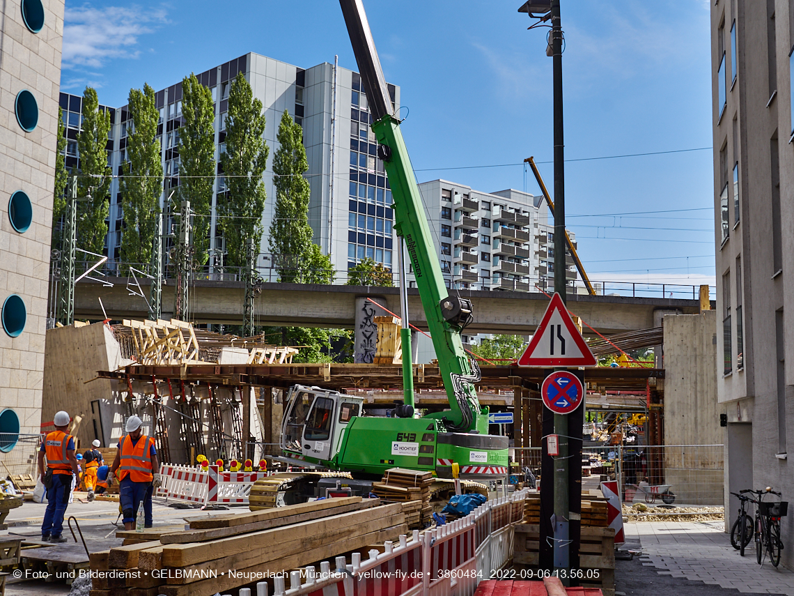 06.09.2022 - Neubau der Eisenbahnbrücke in der Balanstraße