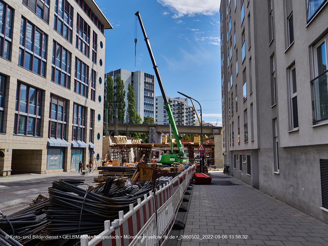 06.09.2022 - Neubau der Eisenbahnbrücke in der Balanstraße