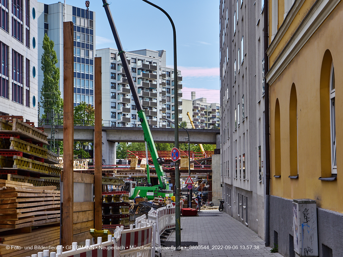 06.09.2022 - Neubau der Eisenbahnbrücke in der Balanstraße