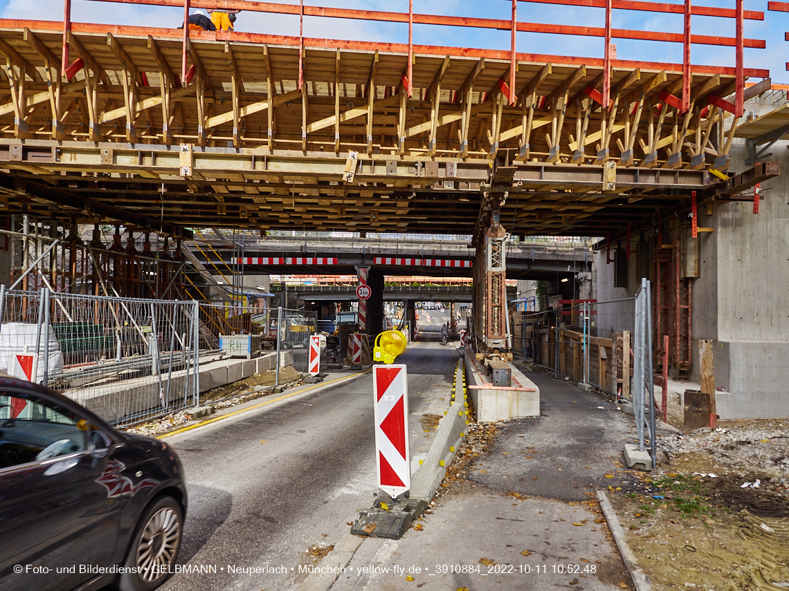 11.10.2022 - Neubau der Eisenbahnbrücke in der Balanstraße