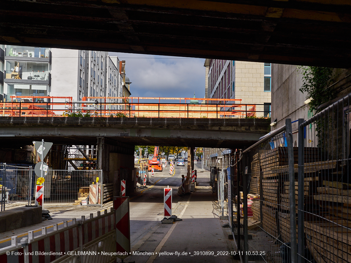11.10.2022 - Neubau der Eisenbahnbrücke in der Balanstraße