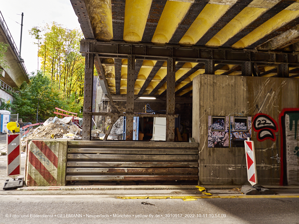 11.10.2022 - Neubau der Eisenbahnbrücke in der Balanstraße