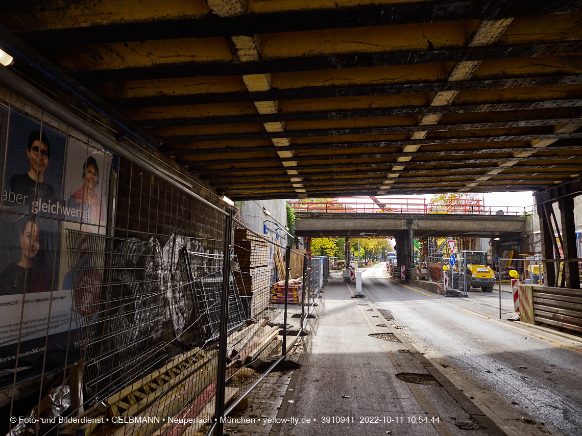 11.10.2022 - Neubau der Eisenbahnbrücke in der Balanstraße