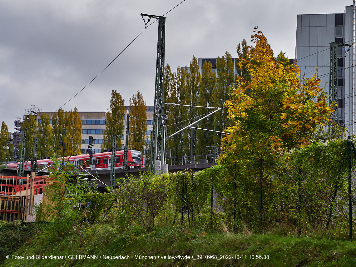 11.10.2022 - Neubau der Eisenbahnbrücke in der Balanstraße