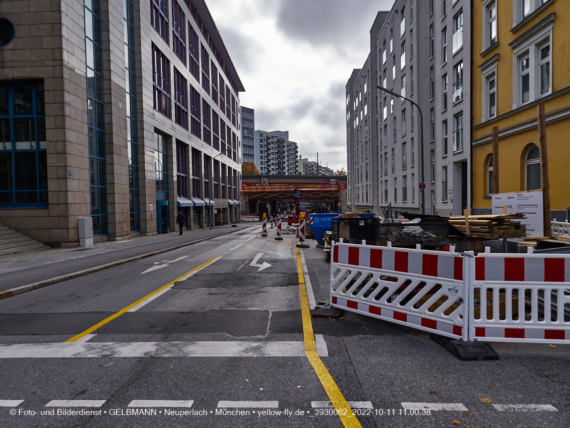 11.10.2022 - Neubau der Eisenbahnbrücke in der Balanstraße