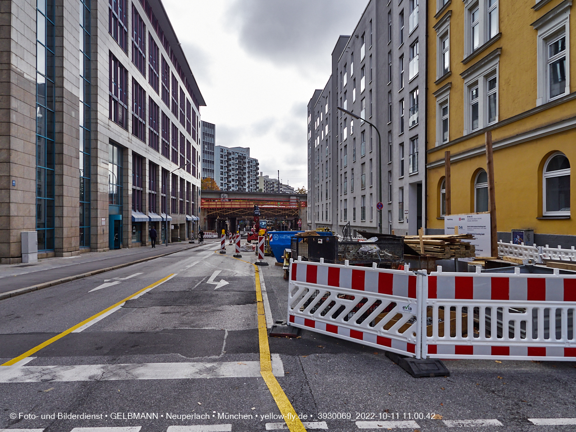 11.10.2022 - Neubau der Eisenbahnbrücke in der Balanstraße