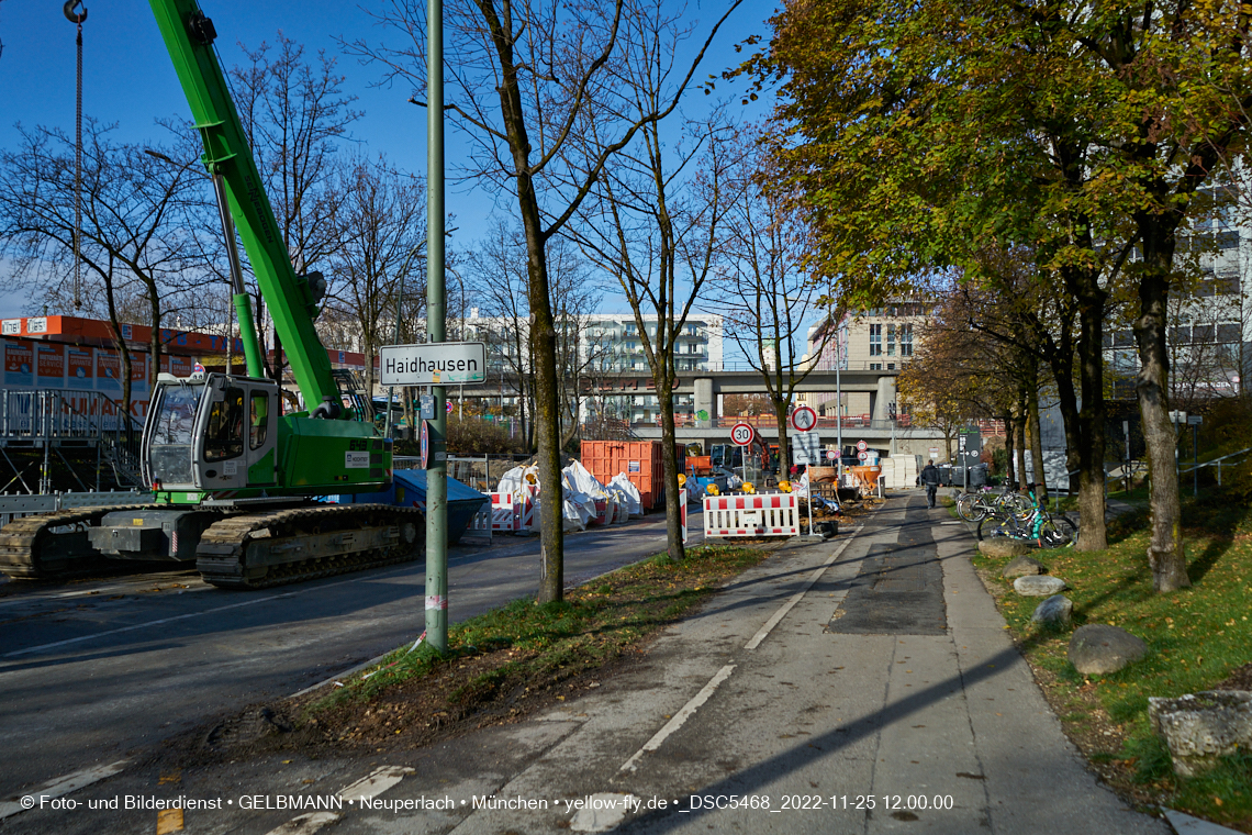 25.11.2022 - Neubau der Eisenbahnbrücke in der Balanstraße