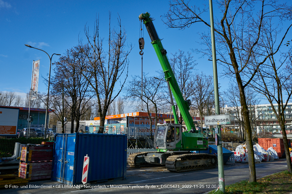 25.11.2022 - Neubau der Eisenbahnbrücke in der Balanstraße
