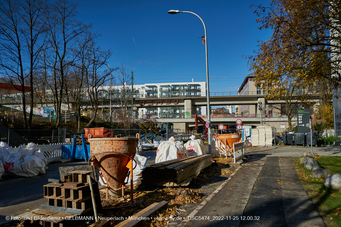 25.11.2022 - Neubau der Eisenbahnbrücke in der Balanstraße