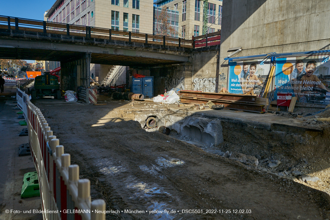 25.11.2022 - Neubau der Eisenbahnbrücke in der Balanstraße