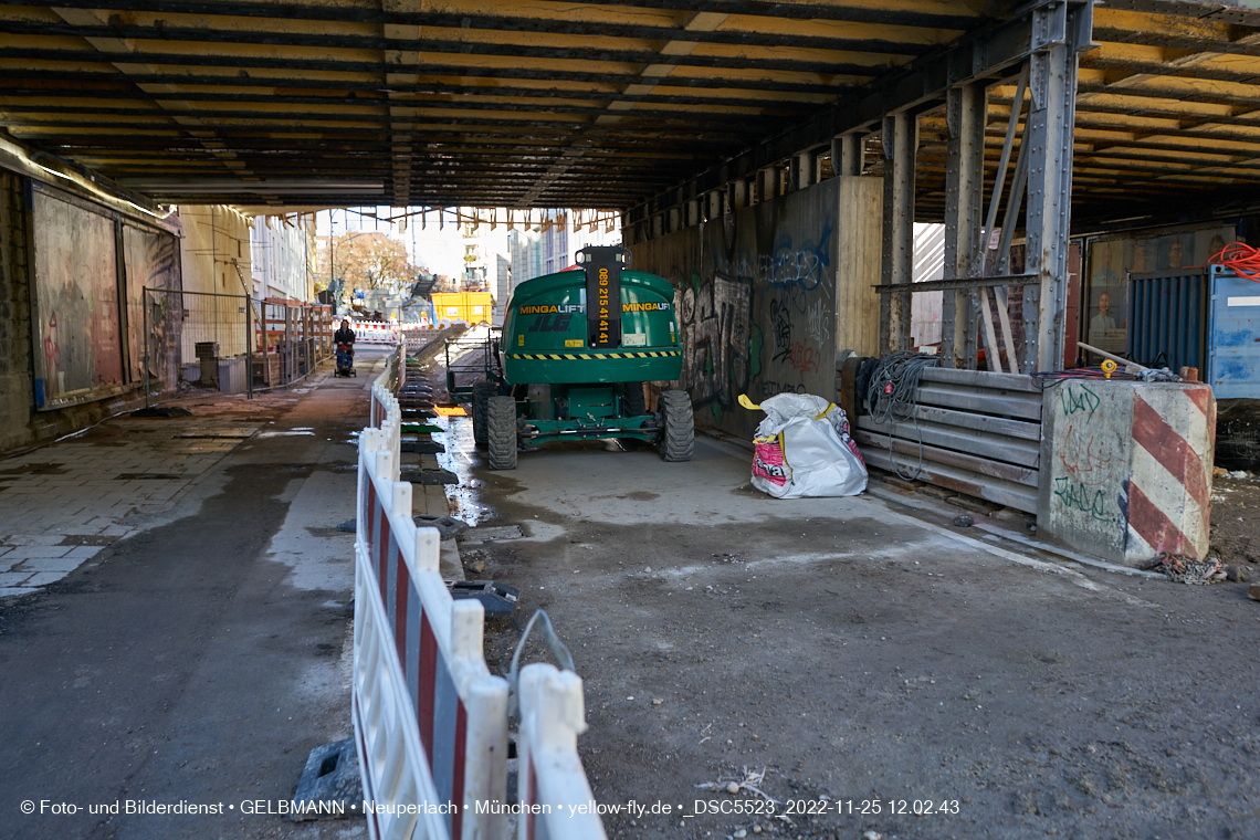 25.11.2022 - Neubau der Eisenbahnbrücke in der Balanstraße