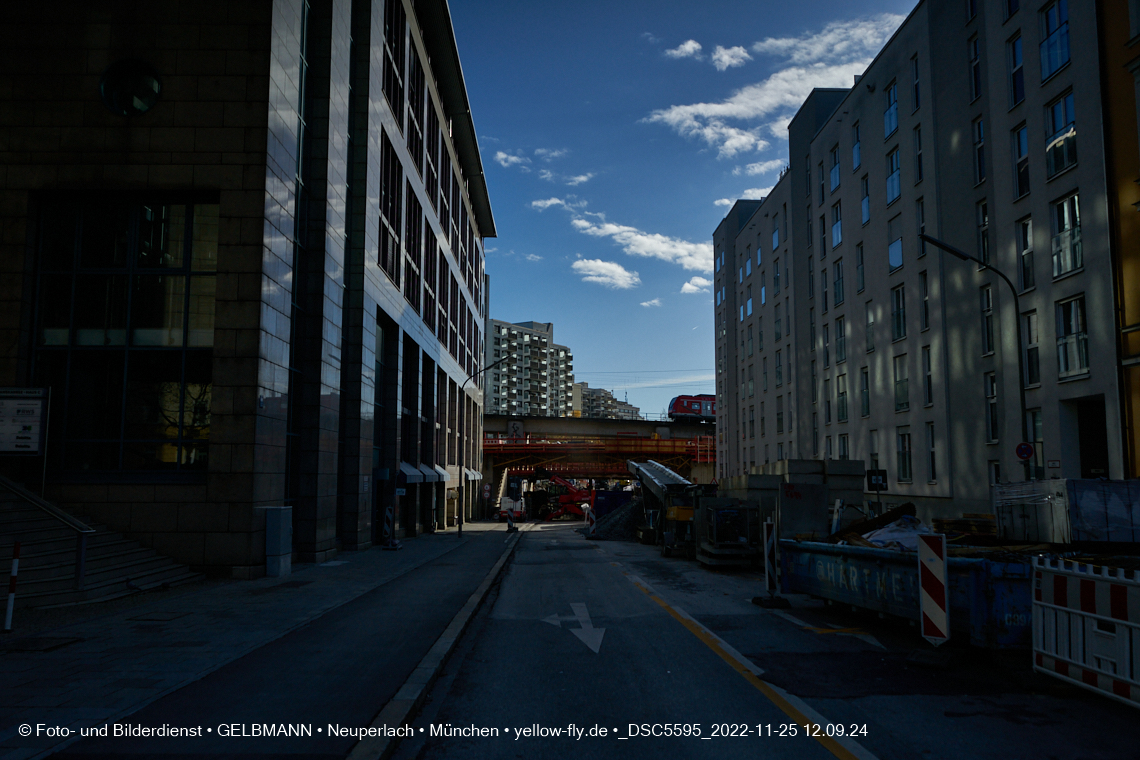 25.11.2022 - Neubau der Eisenbahnbrücke in der Balanstraße