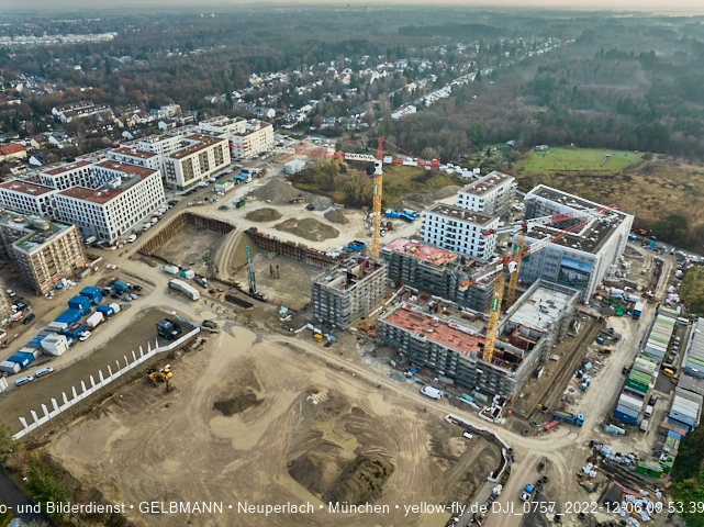 06.12.2022 - Baustelle Alexisquartier und PandionVerd in Neuperlach