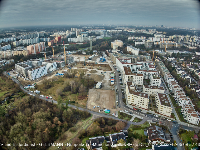 06.12.2022 - Baustelle Alexisquartier und PandionVerd in Neuperlach
