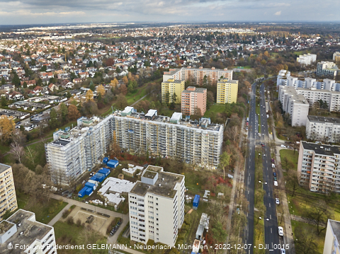 07.12.2022 - Kurt-Eisner-Straße unf Karl-Marx-Ring mit Umgebung