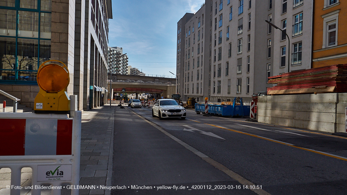 16.03.2023 - Neubau der Eisenbahnbrücke in der Balanstraße